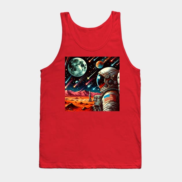 MARS AND THE STARS 7 Tank Top by MAXIMUM STREET COUTURE